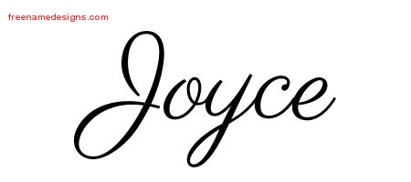 Classic Name Tattoo Designs Joyce Graphic Download