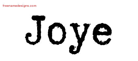 Typewriter Name Tattoo Designs Joye Free Download