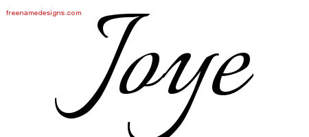 Calligraphic Name Tattoo Designs Joye Download Free
