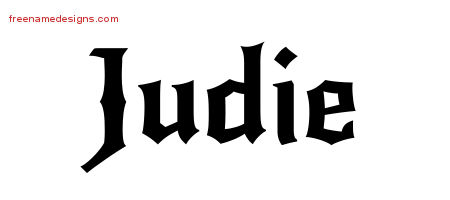 Gothic Name Tattoo Designs Judie Free Graphic