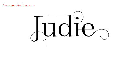 Decorated Name Tattoo Designs Judie Free