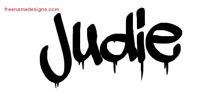 Graffiti Name Tattoo Designs Judie Free Lettering