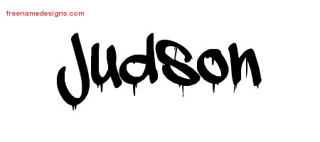 Graffiti Name Tattoo Designs Judson Free