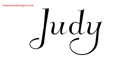 Elegant Name Tattoo Designs Judy Free Graphic