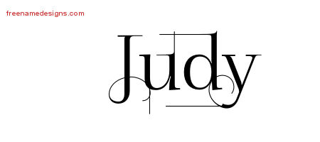 Decorated Name Tattoo Designs Judy Free