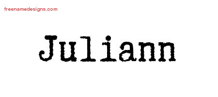 Typewriter Name Tattoo Designs Juliann Free Download