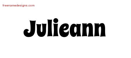 Groovy Name Tattoo Designs Julieann Free Lettering