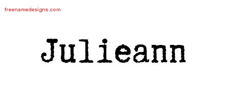 Typewriter Name Tattoo Designs Julieann Free Download