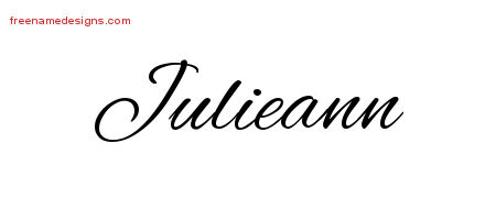 Cursive Name Tattoo Designs Julieann Download Free