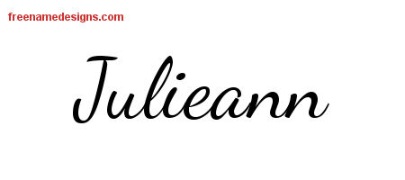 Lively Script Name Tattoo Designs Julieann Free Printout