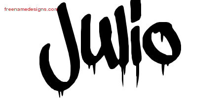 Graffiti Name Tattoo Designs Julio Free