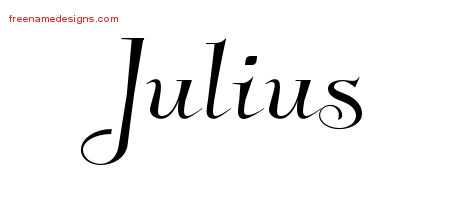 Elegant Name Tattoo Designs Julius Download Free