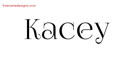 Vintage Name Tattoo Designs Kacey Free Download