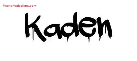Graffiti Name Tattoo Designs Kaden Free