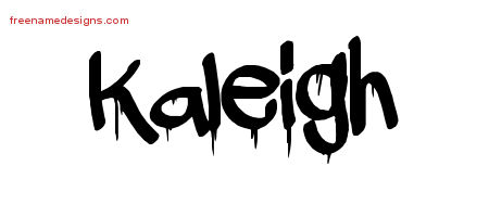 Graffiti Name Tattoo Designs Kaleigh Free Lettering