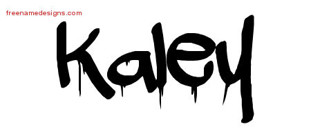 Graffiti Name Tattoo Designs Kaley Free Lettering