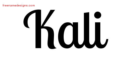 Handwritten Name Tattoo Designs Kali Free Download