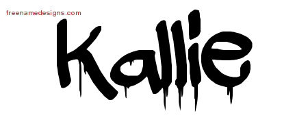 Graffiti Name Tattoo Designs Kallie Free Lettering