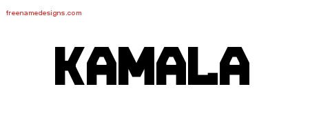 Titling Name Tattoo Designs Kamala Free Printout