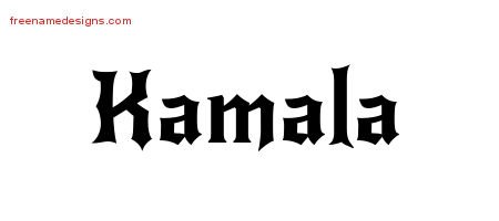 Gothic Name Tattoo Designs Kamala Free Graphic Gothic Name Tattoo Designs Kamala Free Graphic