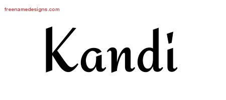 Calligraphic Stylish Name Tattoo Designs Kandi Download Free