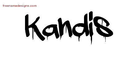 Graffiti Name Tattoo Designs Kandis Free Lettering