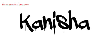 Graffiti Name Tattoo Designs Kanisha Free Lettering