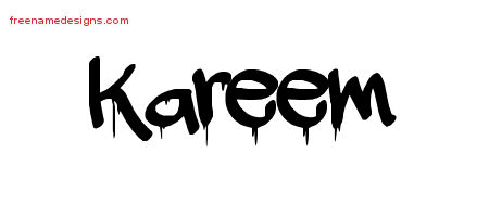 Graffiti Name Tattoo Designs Kareem Free