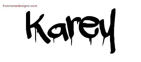 Graffiti Name Tattoo Designs Karey Free Lettering