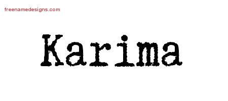 Typewriter Name Tattoo Designs Karima Free Download