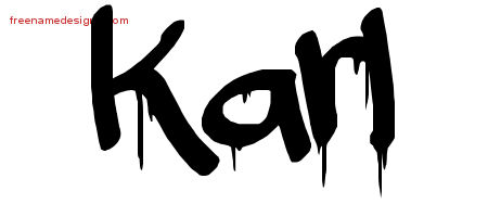Graffiti Name Tattoo Designs Karl Free