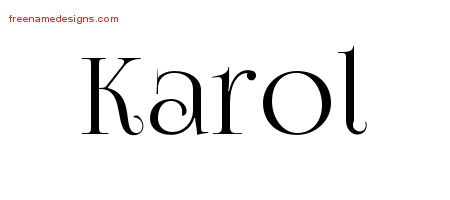 Vintage Name Tattoo Designs Karol Free Download
