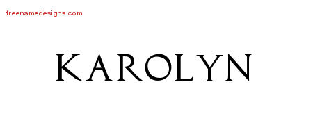 Regal Victorian Name Tattoo Designs Karolyn Graphic Download Regal Victorian Name Tattoo Designs Karolyn Graphic Download