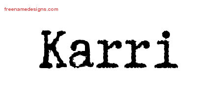 Typewriter Name Tattoo Designs Karri Free Download