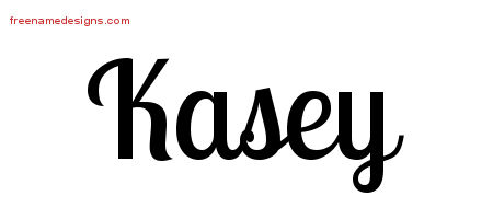 Handwritten Name Tattoo Designs Kasey Free Download