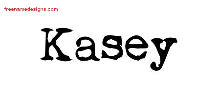 Vintage Writer Name Tattoo Designs Kasey Free