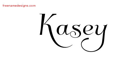 Elegant Name Tattoo Designs Kasey Free Graphic
