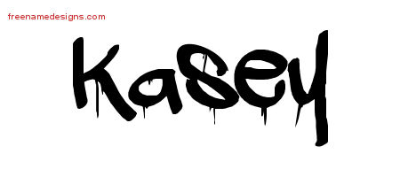 Graffiti Name Tattoo Designs Kasey Free Lettering