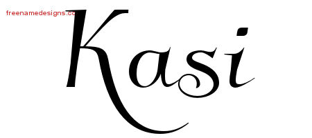 Elegant Name Tattoo Designs Kasi Free Graphic