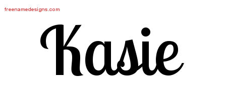 Handwritten Name Tattoo Designs Kasie Free Download