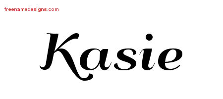 Art Deco Name Tattoo Designs Kasie Printable