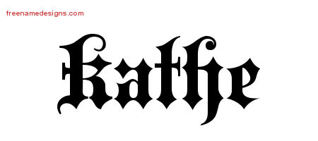 Old English Name Tattoo Designs Kathe Free