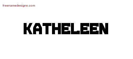 Titling Name Tattoo Designs Katheleen Free Printout