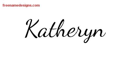 Lively Script Name Tattoo Designs Katheryn Free Printout Lively Script Name Tattoo Designs Katheryn Free Printout