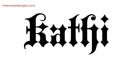 Old English Name Tattoo Designs Kathi Free