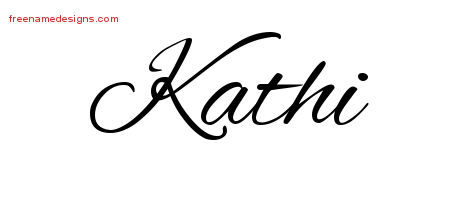 Cursive Name Tattoo Designs Kathi Download Free
