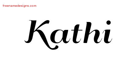 Art Deco Name Tattoo Designs Kathi Printable