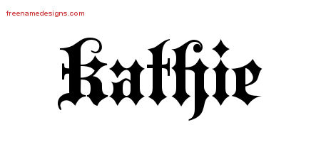 Old English Name Tattoo Designs Kathie Free