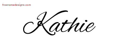 Cursive Name Tattoo Designs Kathie Download Free