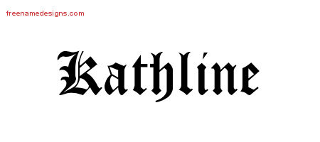 Blackletter Name Tattoo Designs Kathline Graphic Download